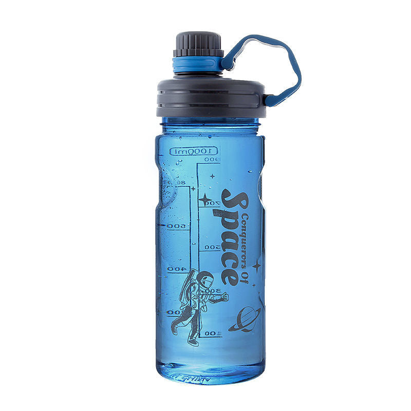 Large Capacity Plastic Water Cup Men's Portable Outdoor Sports Fitness Kettle Water Bottle Large Space Cup 2000ml