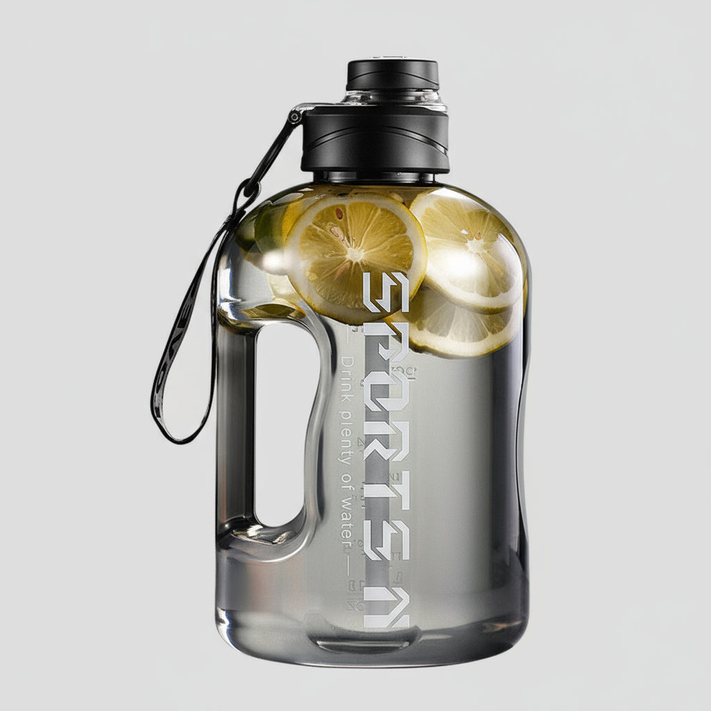 Haodi Large Capacity Trendy Straw Plastic Jug Sports Water Bottle Student Portable Space Water Cup