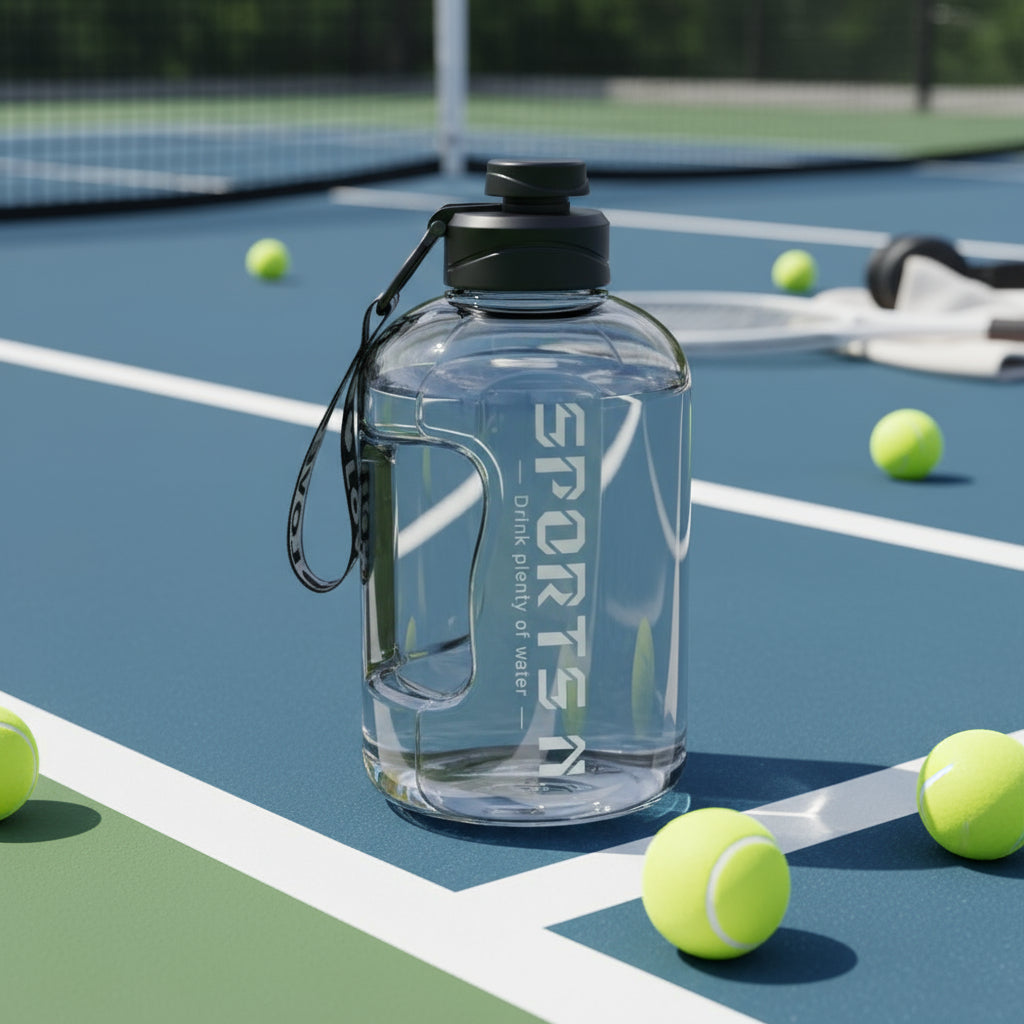 Haodi Large Capacity Trendy Straw Plastic Jug Sports Water Bottle Student Portable Space Water Cup